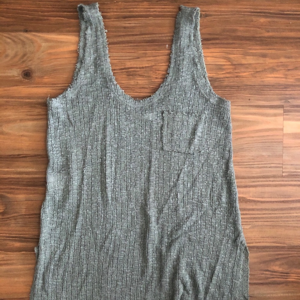 Lush oversized tank top
